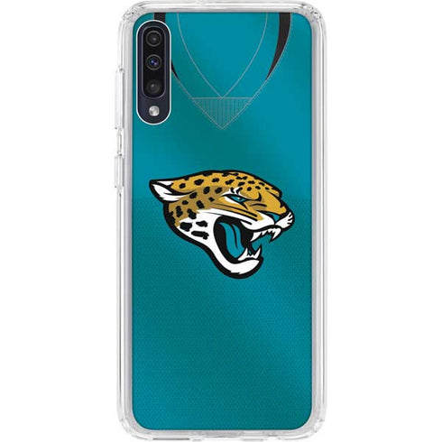NFL Jacksonville Jaguars Team Jersey Galaxy A50 Clear Case