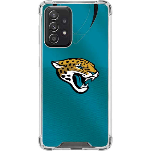 NFL Jacksonville Jaguars Team Jersey Galaxy A52 5G Clear Case