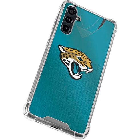 NFL Jacksonville Jaguars Team Jersey Galaxy A54 5G Clear Case