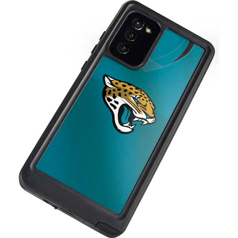 NFL Jacksonville Jaguars Team Jersey Galaxy Note20 5G Waterproof Case