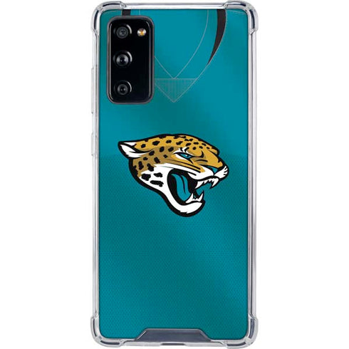 NFL Jacksonville Jaguars Team Jersey Galaxy S20 FE Clear Case