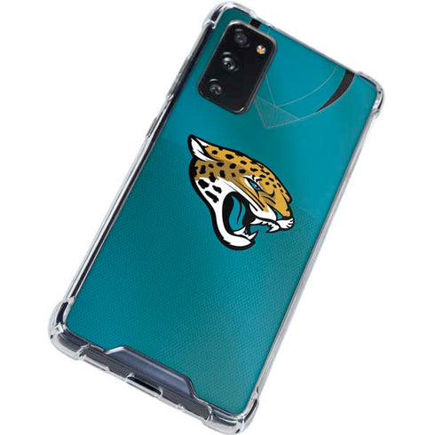 NFL Jacksonville Jaguars Team Jersey Galaxy S20 FE Clear Case