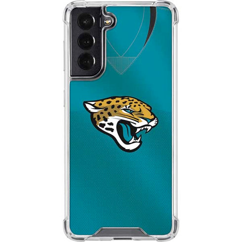 NFL Jacksonville Jaguars Team Jersey Galaxy S22 Clear Case