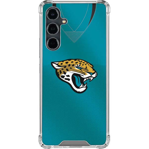 NFL Jacksonville Jaguars Team Jersey Galaxy S23 FE Clear Case
