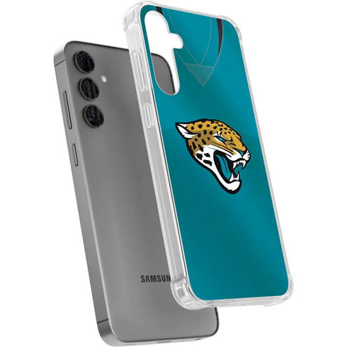 NFL Jacksonville Jaguars Team Jersey Galaxy S24 Plus Clear Case