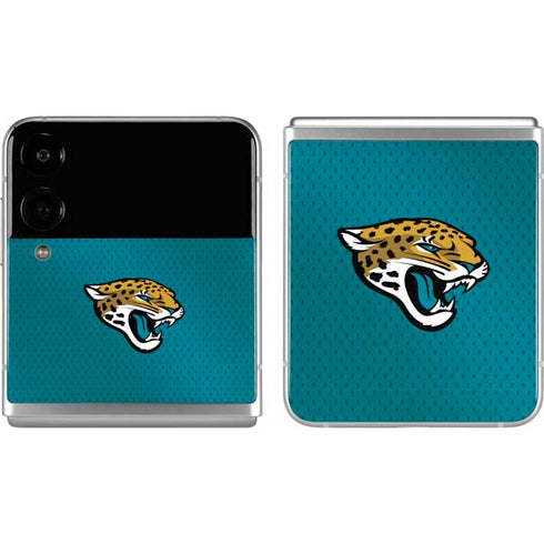 NFL Jacksonville Jaguars Team Jersey Galaxy Z Flip4 5G Skin