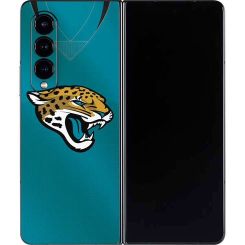 NFL Jacksonville Jaguars Team Jersey Galaxy Z Fold4 5G Skin