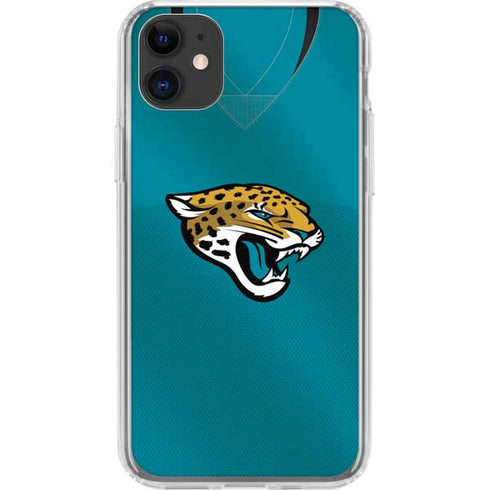 NFL Jacksonville Jaguars Team Jersey iPhone 11 Clear Case