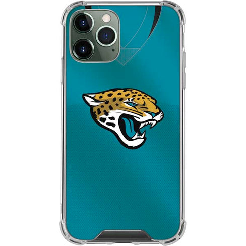 NFL Jacksonville Jaguars Team Jersey iPhone 11 Pro Max Clear Case