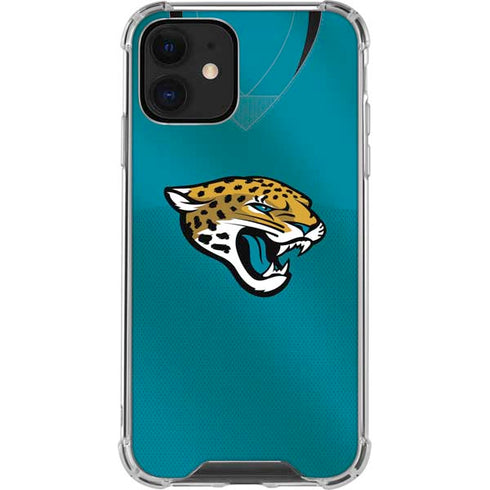 NFL Jacksonville Jaguars Team Jersey iPhone 12 Mini Clear Case