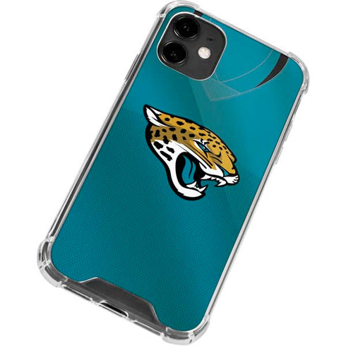 NFL Jacksonville Jaguars Team Jersey iPhone 12 Mini Clear Case