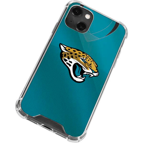 NFL Jacksonville Jaguars Team Jersey iPhone 13 Mini Clear Case