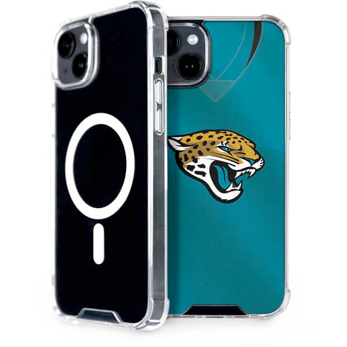 NFL Jacksonville Jaguars Team Jersey iPhone 15 Plus MagSafe Case