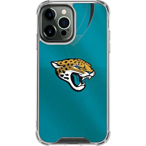 NFL Jacksonville Jaguars Team Jersey iPhone 15 Pro Max Clear Case