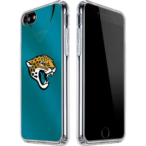 NFL Jacksonville Jaguars Team Jersey iPhone SE (2nd & 3rd Gen) Clear Case
