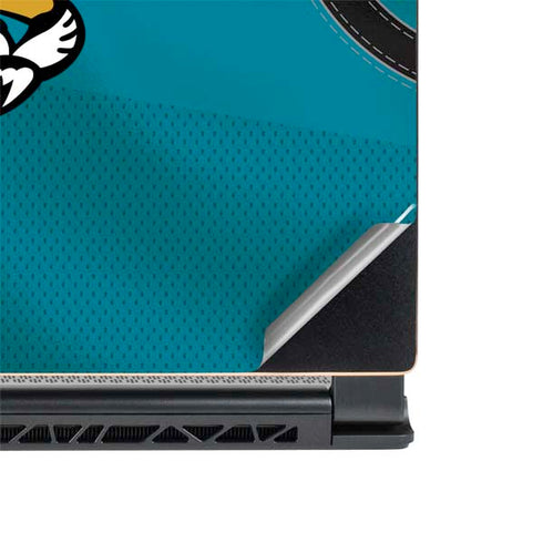 NFL Jacksonville Jaguars Team Jersey MSI GS65 Stealth Laptop Skin