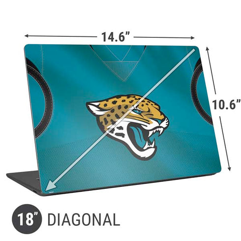 NFL Jacksonville Jaguars Team Jersey Universal Laptop 18in (14.6 x 10.6in) Skin