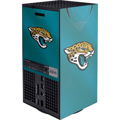 NFL Jacksonville Jaguars Team Jersey Xbox Series X Console Skin