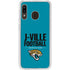 NFL Jacksonville Jaguars Team Motto Galaxy A20 Clear Case