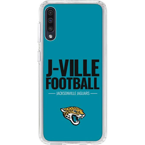 NFL Jacksonville Jaguars Team Motto Galaxy A50 Clear Case