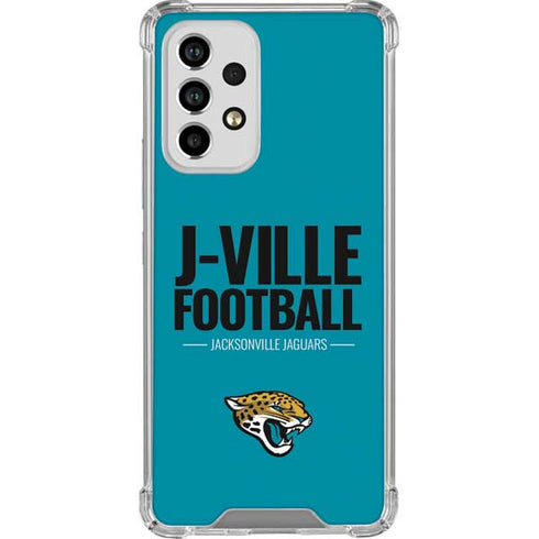 NFL Jacksonville Jaguars Team Motto Galaxy A53 5G Clear Case