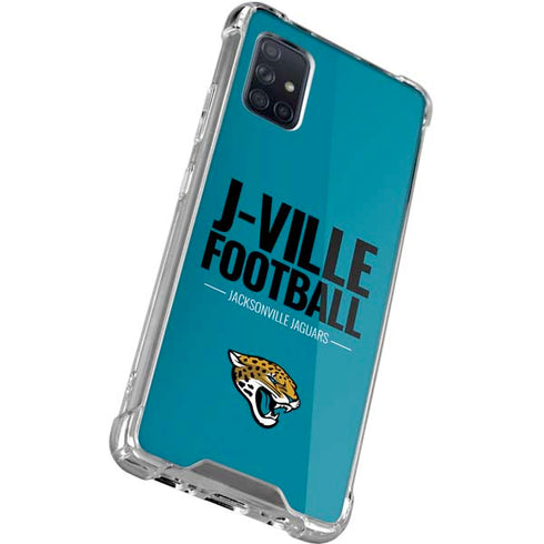 NFL Jacksonville Jaguars Team Motto Galaxy A71 5G Clear Case