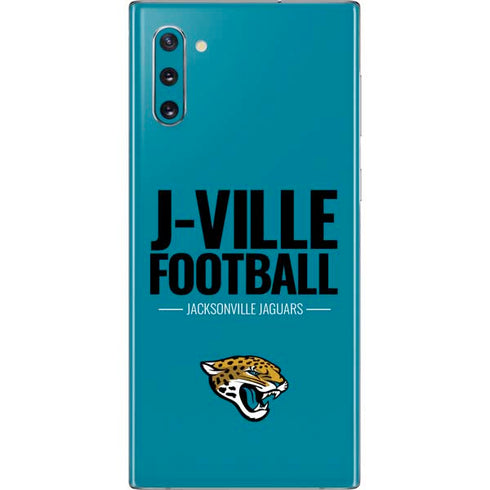 NFL Jacksonville Jaguars Team Motto Galaxy Note 10 Skin