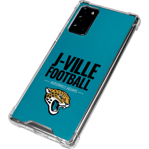 NFL Jacksonville Jaguars Team Motto Galaxy Note20 5G Clear Case