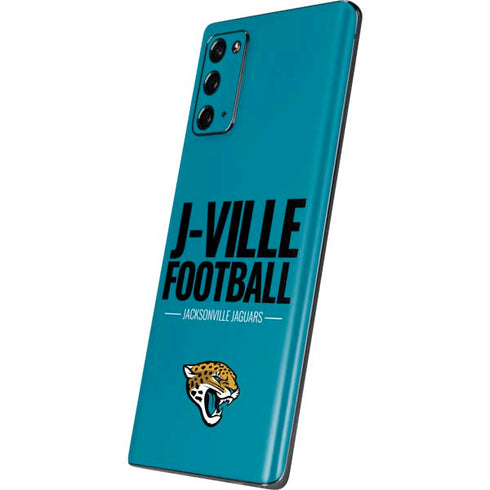 NFL Jacksonville Jaguars Team Motto Galaxy Note20 5G Skin
