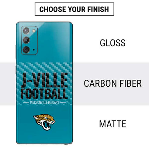 NFL Jacksonville Jaguars Team Motto Galaxy Note20 5G Skin