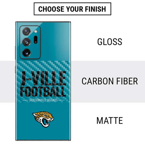 NFL Jacksonville Jaguars Team Motto Galaxy Note20 Ultra 5G Skin