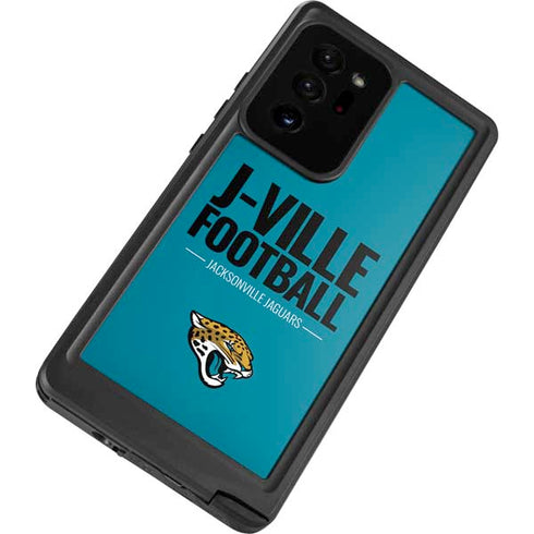 NFL Jacksonville Jaguars Team Motto Galaxy Note20 Ultra 5G Waterproof Case