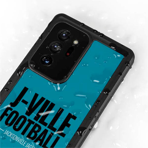NFL Jacksonville Jaguars Team Motto Galaxy Note20 Ultra 5G Waterproof Case