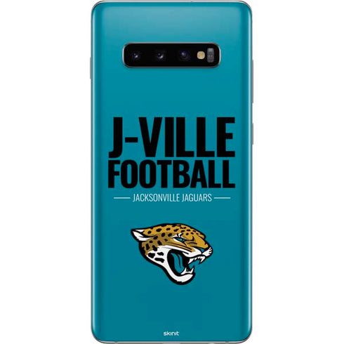 NFL Jacksonville Jaguars Team Motto Galaxy S10 Plus Skin