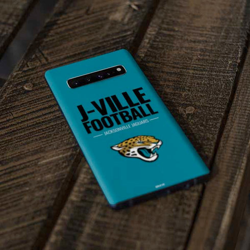 NFL Jacksonville Jaguars Team Motto Galaxy S10 Skin