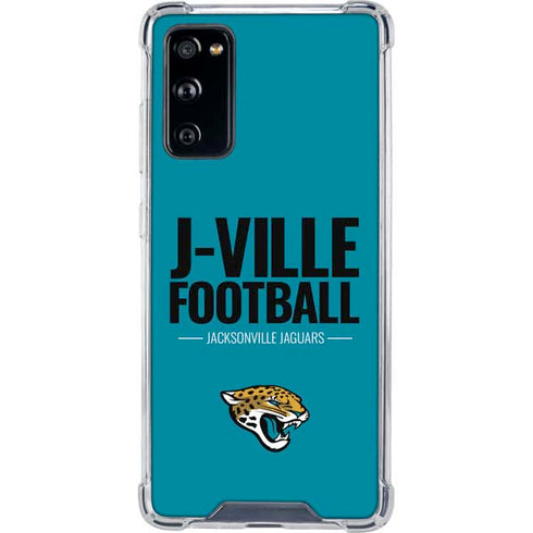 NFL Jacksonville Jaguars Team Motto Galaxy S20 FE Clear Case