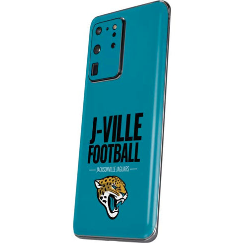 NFL Jacksonville Jaguars Team Motto Galaxy S20 Ultra 5G Skin
