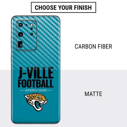 NFL Jacksonville Jaguars Team Motto Galaxy S20 Ultra 5G Skin