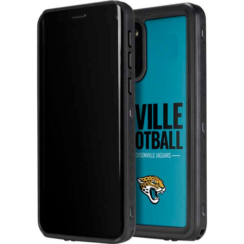 NFL Jacksonville Jaguars Team Motto Galaxy S20 Waterproof Case