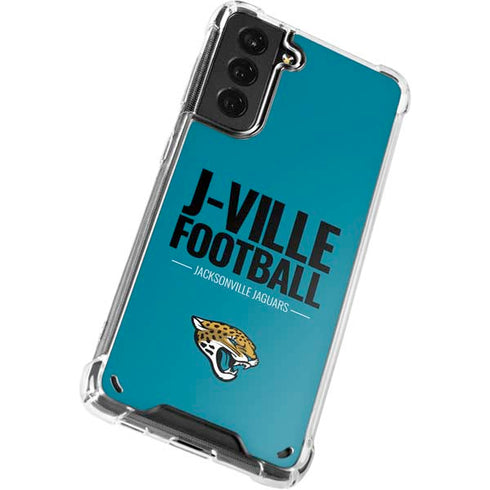 NFL Jacksonville Jaguars Team Motto Galaxy S21 5G Clear Case