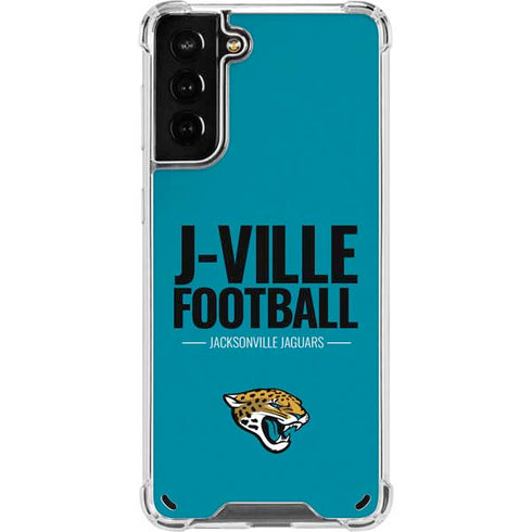 NFL Jacksonville Jaguars Team Motto Galaxy S21 Plus 5G Clear Case