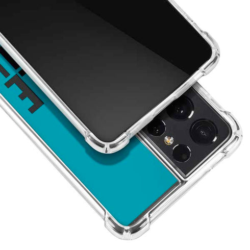 NFL Jacksonville Jaguars Team Motto Galaxy S21 Ultra 5G Clear Case