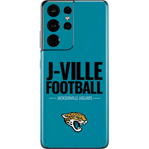 NFL Jacksonville Jaguars Team Motto Galaxy S21 Ultra 5G Skin