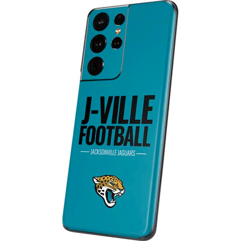 NFL Jacksonville Jaguars Team Motto Galaxy S21 Ultra 5G Skin