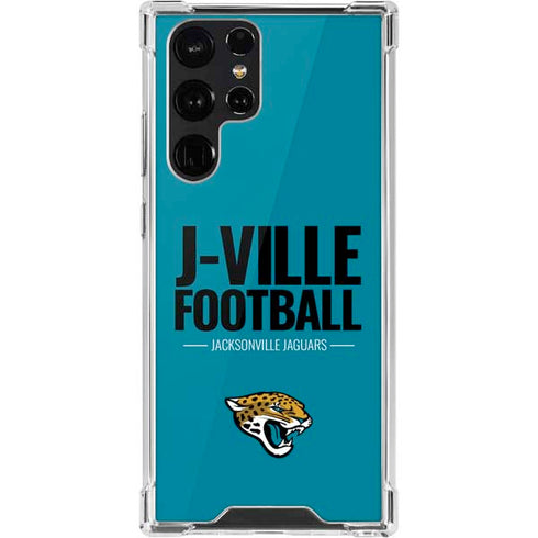 NFL Jacksonville Jaguars Team Motto Galaxy S22 Ultra Clear Case