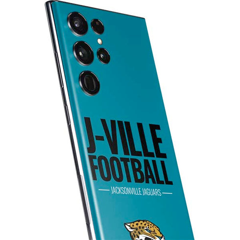 NFL Jacksonville Jaguars Team Motto Galaxy S22 Ultra Skin