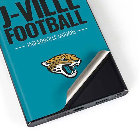 NFL Jacksonville Jaguars Team Motto Galaxy S22 Ultra Skin