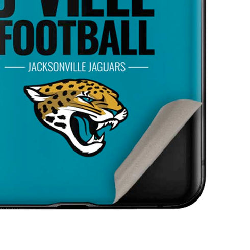 NFL Jacksonville Jaguars Team Motto Galaxy Z Flip Skin