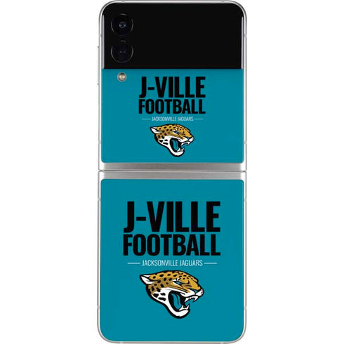 NFL Jacksonville Jaguars Team Motto Galaxy Z Flip3 5G Skin