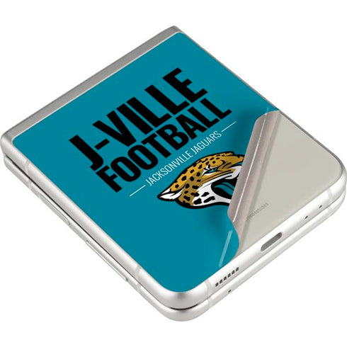 NFL Jacksonville Jaguars Team Motto Galaxy Z Flip3 5G Skin
